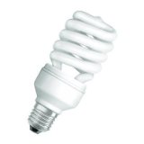 Ampoule spirale Eco 80%, 23W E27, blanc chaud
