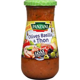 Panzani, Sauce, olives basilic et thon a l'huile d'olive, le pot de 400 g