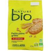 Nature Bio Petits Pains Grillés Aux 5 Céréales 225g