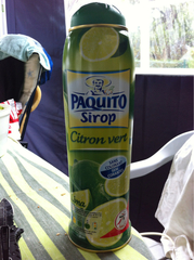 Paquito, Sirop citron vert, la bouteille de 75 cl