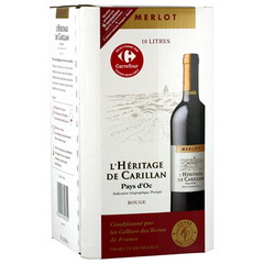 Merlot - Vin de Pays d'Oc - L'Heritage de Carillan