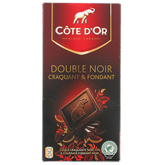 Chocolat double noir Cote d'Or 100g