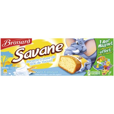Brossard savane yaourt pocket 189g