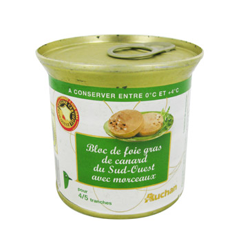 Foie gras avec morceaux Pour 4/5 tranches