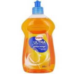 Liquide vaisselle ultra degraissant parfum orange
