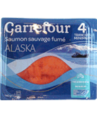 Saumon fumé sauvage Pacifique Carrefour