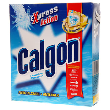 Poudre Calgon anti-calcaire Express action 2 ent 1, la boite de 3kg