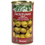 Auchan olives manzanilla vertes farcies aux poivrons 350g