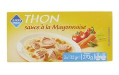 Thon sauce mayonnaise 2x135g