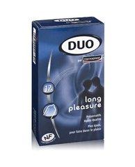 Preservatifs Duo Long Pleasure HANSAPLAST, 12 unites