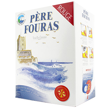 Vin rouge Pere Fouras Bag in box 5l