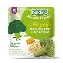 Blédina doypack brocolis pâtes et cheddar dès 18mois 190g
