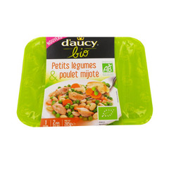 Petits legumes et poulet mijote bio D'AUCY, 285g