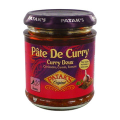 pate de curry doux patak's 165g