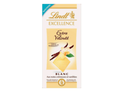 Chocolat blanc Lindt Excellence Vanille 100g