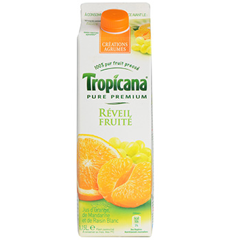 Jus Tropicana reveil fruite Orange manda. raisin 1l