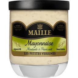 Maille, Mayonnaise moutarde & poivre vert qualite traiteur , la verrine de 150 gr