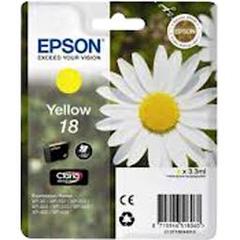 Epson, Cartouche serie paquerette 18 couleur jaune, la cartouche d'encre