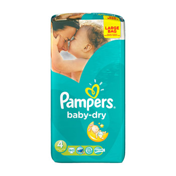 Pampers baby dry value + change x60 taille4