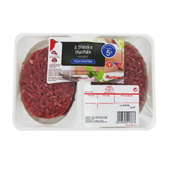 Auchan steak, cagnottez 5% - a consommer dans les 1 jours (02 mars 2012)