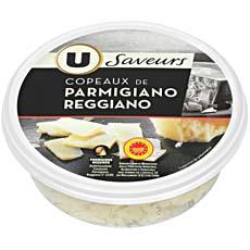 Copeaux de Parmigiano Reggiano au lait cru U LES SAVEURS, 28%MG, 60g