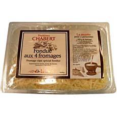 Fondue aux 4 fromages au lait cru CHABERT, 33%MG, 400 g