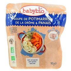 Soupe de Potimarron de la Drôme & Panais bio, dès 6 mois