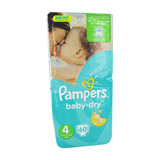 couches baby dry taille 4 pampers x 60