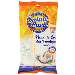 Noix de coco Sainte Lucie Des Tropiques râpée sachet 125g