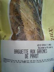 Baguette aux graines de pavot, 250g