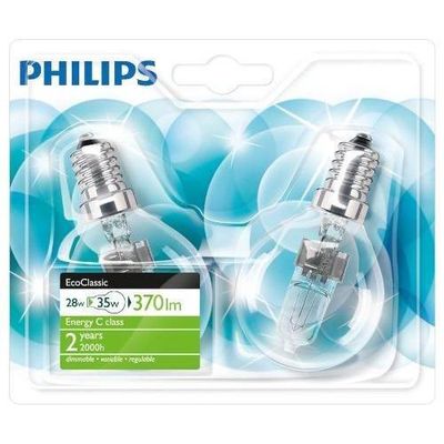 Ampoules ecoclassic spheriques E14 28W