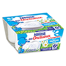 Nestlé p'tit onctueux fromage blanc sucré 4x100g dès 6 mois