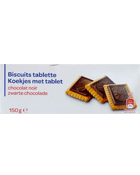 Biscuits tablette chocolat noir