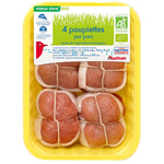 Auchan Mieux Vivre Bio paupiettes pur porc 4x110g