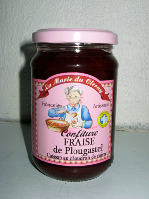 Confiture de fraise de Plougastel LA MARIE DU CLERAY, 350g
