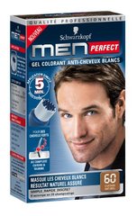 Gel Colorant Anti-Cheveux Blancs Men Perfect Châtain Naturel 60