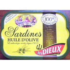 Sardines huile d'olive bio