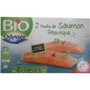 Odyssée Pavés de saumon Atlantique BIO la boite de 2 pavés - 200 g