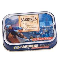 Sardines a l'huile d'olive vierge extra LES MOUETTES D'ARVOR, 115g