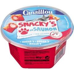 Canaillou, Snacky's au saumon, la boite de 60 g