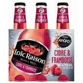 Cidre & Framboise LOIC RAISON, 4,5°, 3 bouteilles de 27,5cl