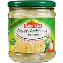Saint Eloi, Coeurs d'artichauts, le bocal de 10 a 14 coeurs - 410g