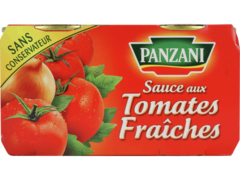 Sauce tomate fraiche Panzani Brique 2x1/4 380g