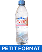 Evian Eau minérale naturelle la bouteille de 50 cl