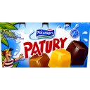 Patury, dessert lacte au chocolat, saveur vanille et au caramel, 16 x 100g, 1,6Kg