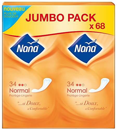 Nana protege lingerie normal plat x68 jumbo pack