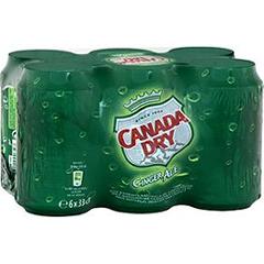 Canada DRY Ginger Ale, 6x33cl