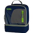 Sac isotherme souple Radiance dual compartment Lunch Kit bleu