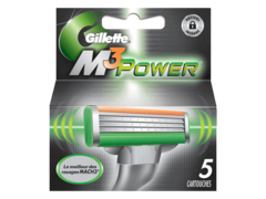 Gillette lames mach 3 power sensitive x5