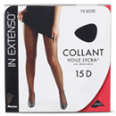 In Extenso collant voile Lycra noir 15D taille 4